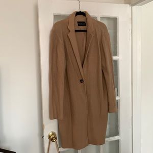 Tan Rachel Zoe Wool Coat Size L